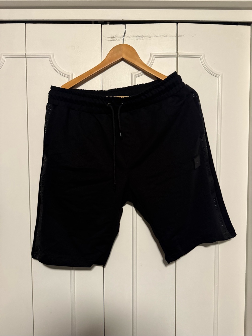 Boss Men's Black Athletic Drawstring Shorts